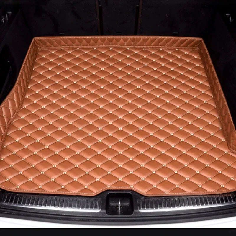 High Quality Artificial Leather Car Trunk Mat for Mercedes W206 W205 C Class C205 S204 S205 W204 W203 Car Accessories Carpet