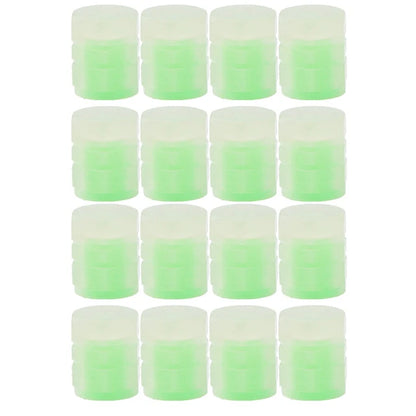 20Pcs Luminous Tire Valve Caps Car Fluorescent Tyre Valve Stem Caps Cover Night Glowing Bike Motorcycle Car Wheel Decoration