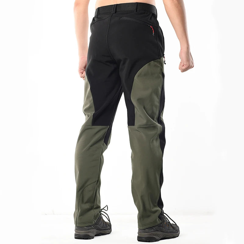 2024 Casual Winter Men Jackets Fleece Thick Pants Men's Sets Warm Waterproof Hooded Coats Male Cargo Pants Tactical Suits M-4XL