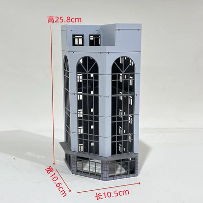 HO Scale 1/87 City Sand Table Train Scene Plastic Assembly Building Model Diy  Toy