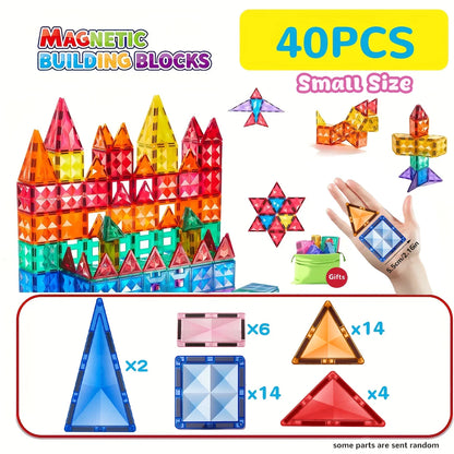 Magnetic Building Block Toys Magnetic Force Plate Small Size, Birthday Holiday Gifts, Back-To-School Gifts