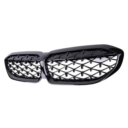 XVIP Front Bumper Kidney Grill Diamonds Style Grille For BMW 3-Series G20 G21 2019-2022 318i 320i 320d 330i 340i 340d M Sport