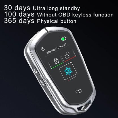 Universal LCD Smart Display Touch Screen Remote Car Key Fob For BMW Hyundai Kia Lada Toyota Honda Mercedes Benz Renault Chery VW