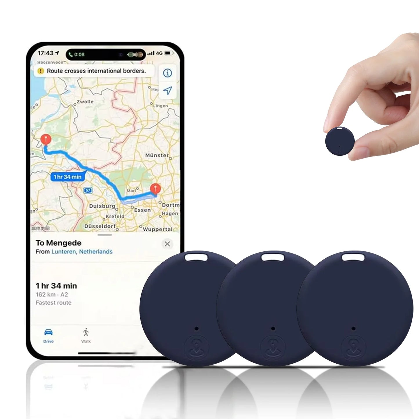 1PCS 2pcs  3PCS 4 PCS  Car Vehicle Tracking Anti-Lost Locator Mini GPS Tracker for Vehicles Locator Tracker for Tracking System