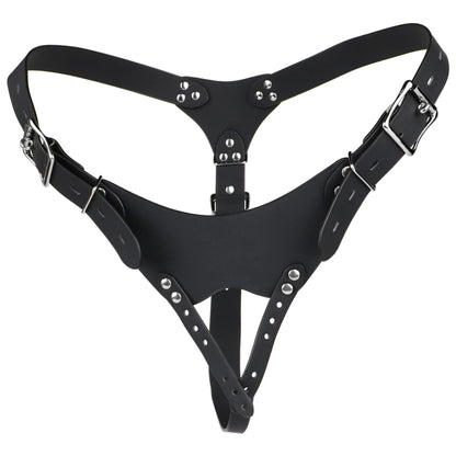 FRKO PU Leather Chastity Belt For Metal Penis Lock Cage Auxiliary Harness Belt Underwear Chastity Accessories BDSM Men Sex Toys