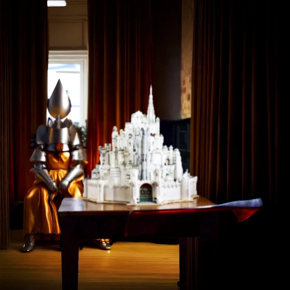 Cheapest 8278pcs Bricks The City Minas Tirith Capital Gifts for Adults Building Blocks Educational Kit Dispaly Model for Adults