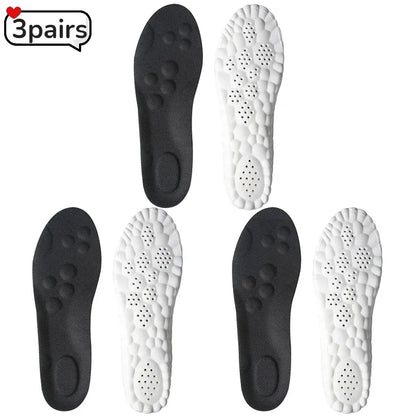 Upgrade Massage Sports Insoles Super Soft PU Insole for Feet Running Baskets Shoe Inserts Soles Arch Support Orthopedic Cushion