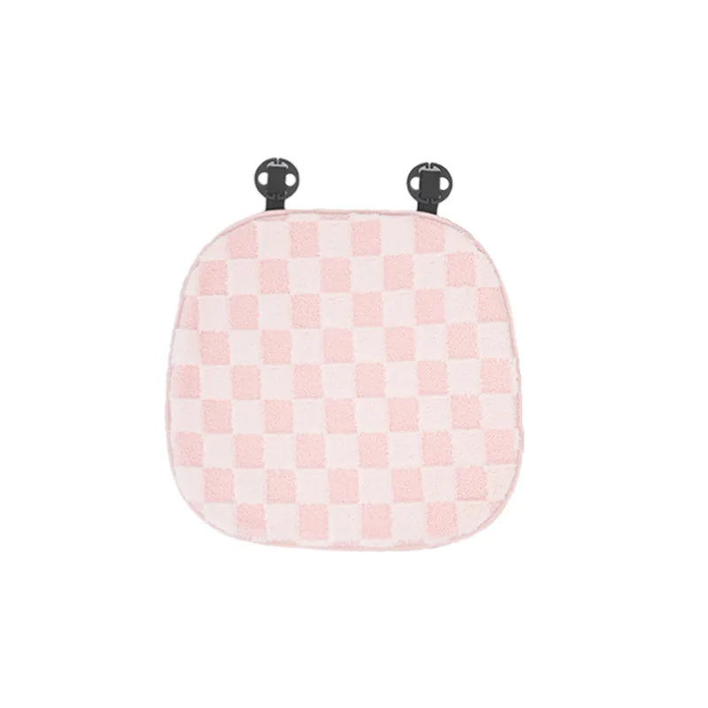 Pink Car Seat Cushion Covers Winter Thick Warm Anti-Slip Plush Comfortable Simple Design Car Seat Cover Seat Accessories
