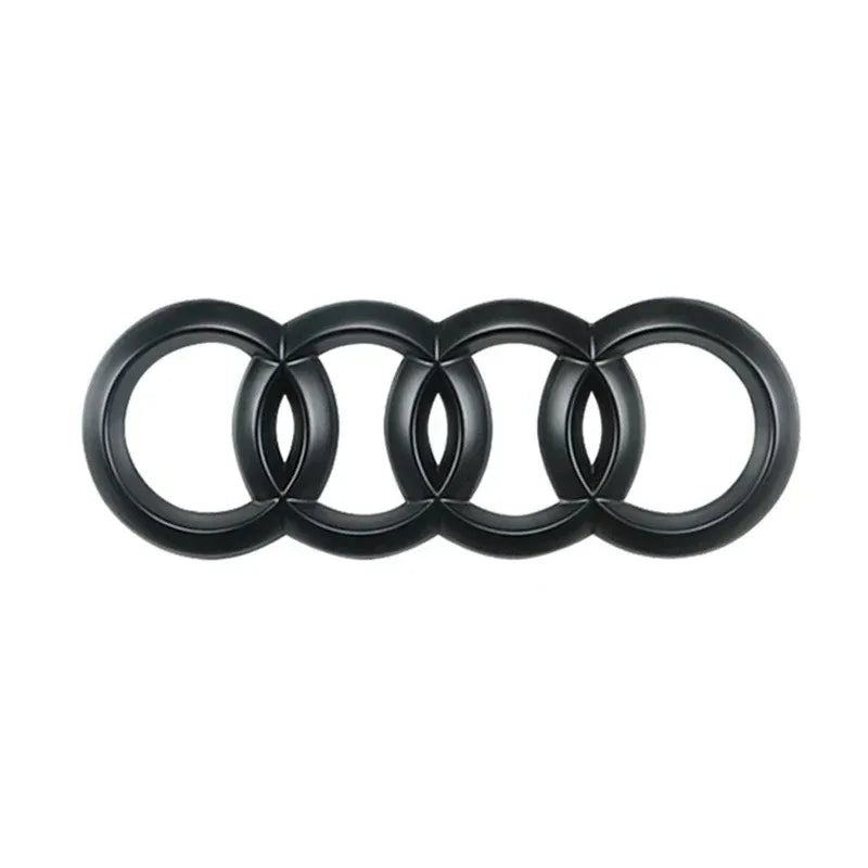 4 Rings ABS Car Front Hood Emblem Bonnet Rear Logo For Audi A3 A4 B8 8P A6 C7 A5 Q5 B7 B6 B9 SLINE QUTTRO RS Q3 Q7 S3 S4 S5 S6