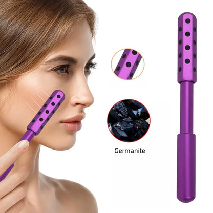 24 Germanium Beauty Bar - Face Lift Massage Stick for Wrinkles & Skin Rejuvenation, Anti-Aging Facial Massager Tool