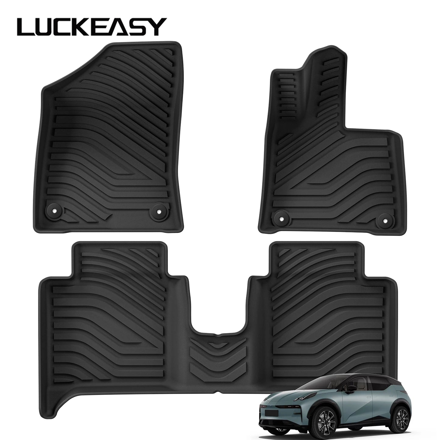 for ZEEKR X 2023-2024 Car Floor Mats Protective Mat Auto Accessories Foot Pad Cargo Liner Trunk Mat Only Fit Right Hand Drive