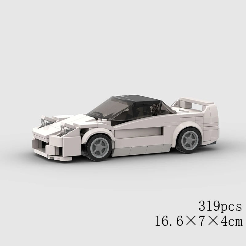 Classical Car Speed MOC SUV Racing Police Model Building Bricks Roadster Vehicle City Super Race Blocks Technical Christmas gift