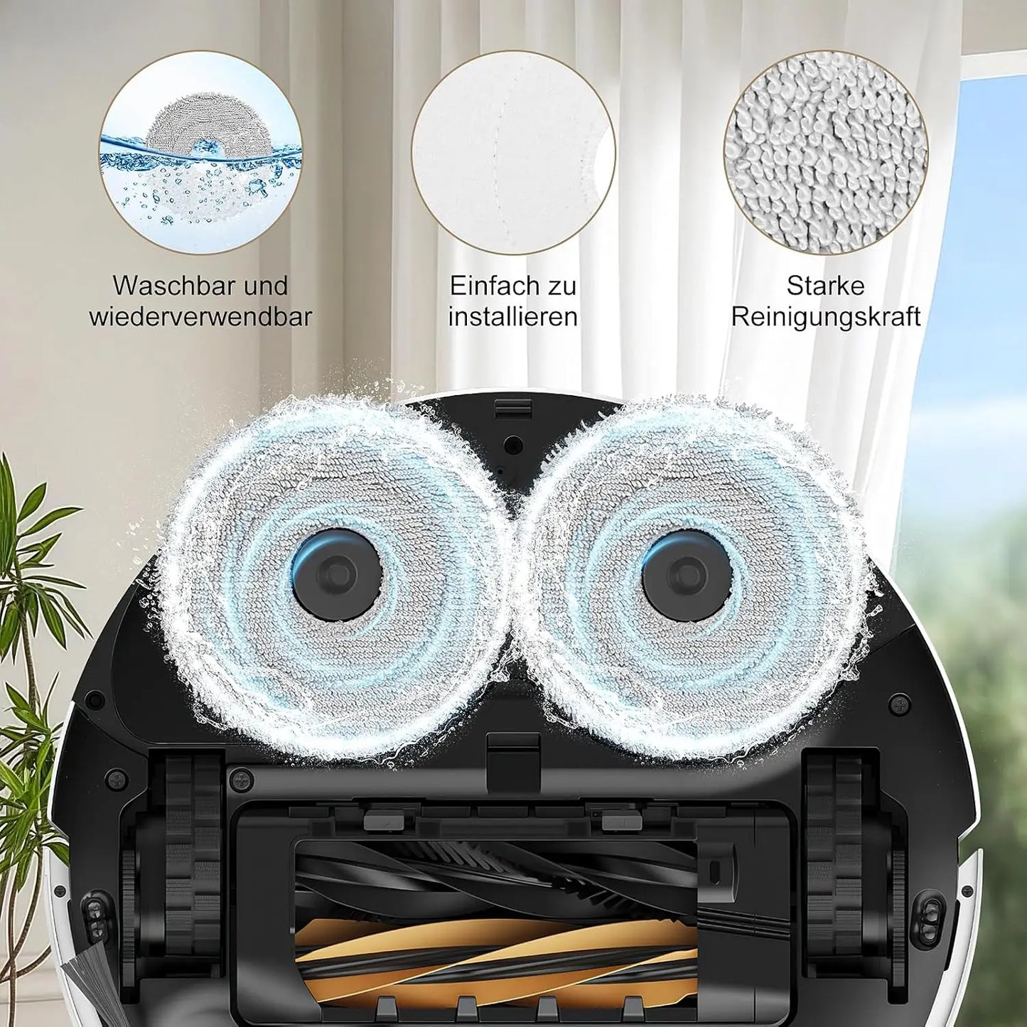 Dreame MOVA V50 Ultra/X50 Ultra/X50 Master/L50 pro Ultra/L40S pro Ultra Vacuum Cleaner Replacement Kit with Main Brush Filter Mo