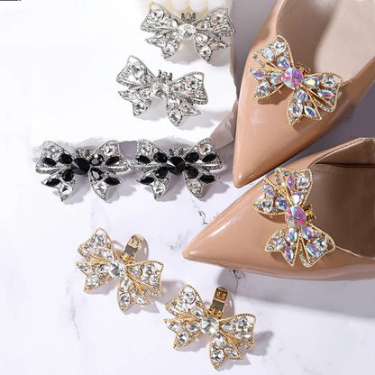 1Pc Shiny Shoes Clips Women High Heel Rhinestone Wedding Bride Shoes Charm Buckle Decorations Jewelry Shoes Accessories