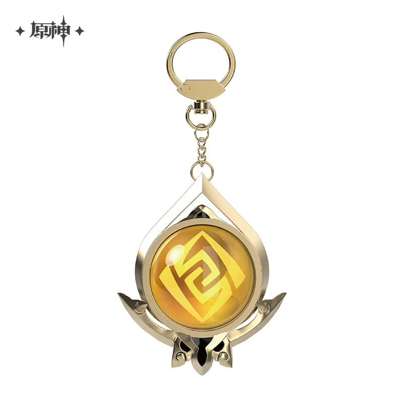 Sunsyea Genshin Impact Official Merch miHoYo Original Authentic Eyes of God Keychain Mondstadt Liyue Inazuma