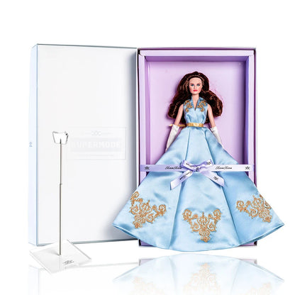 32cm Supermodel Doll With Clothes With Doll Holder Suit Fashion Outfit Blue Dream Series Dress Up DIY Toys Collector Gifts Box