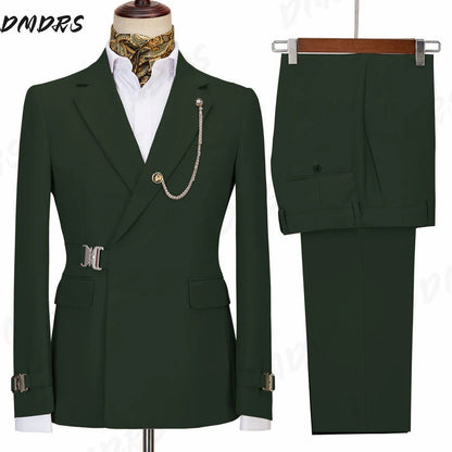 Wedding Suits For Men Elegant Blazers Set 2 Pieces Formal Classic Jackets Pants Full Coats Luxury Business 2026 Costume