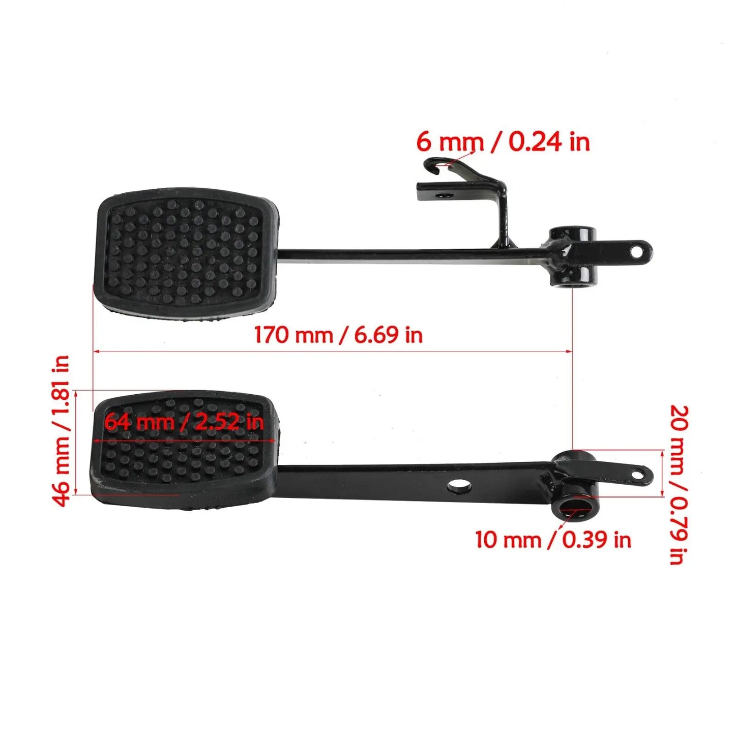 Clutch/ Throttle & Brake Pedal Cable Kit For Go Kart Drift Trike ATV Quad Buggy