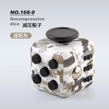 Creative Solid Color Fidget Dice Handheld Cube Release Stress Autism Anxiety Adult Kids Relief Anti-Stress Finger Children Toys