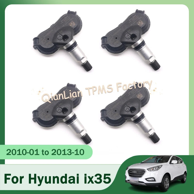 4pcs 52933-3M000 TPMS Tire Pressure Monitor System For Hyundai ix35 Genesis Tyre Pressure Sensor 434MHz 529333M000