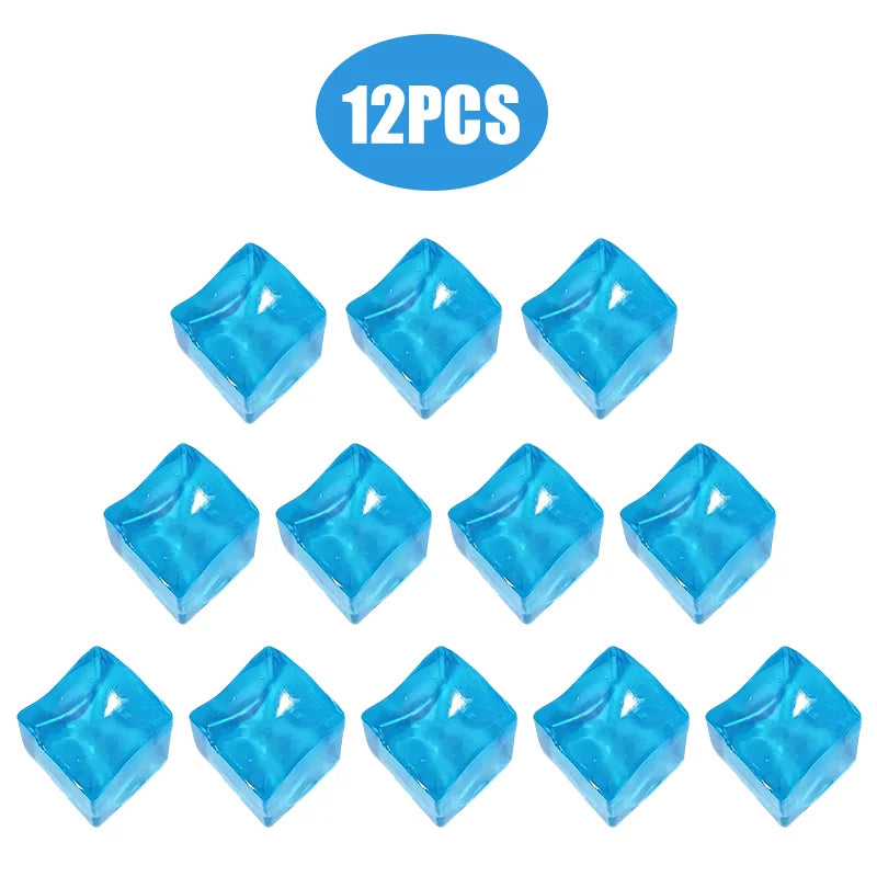 Squishy Toy Snowflake Ice Cubes Slow Rising Rebound Sensory Fidget Toy Soft  Touch Ice Cubes Stress Relief Squeeze Toy Xmas Gift