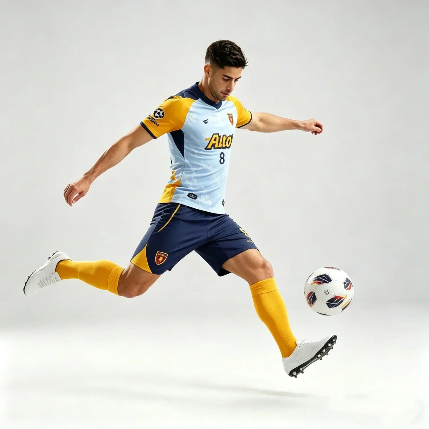 Custom Sublimation Printing Football Jersey Polyester Soccer Uniform Club Team Football Uniform Breathable Soccer Jersey For Men