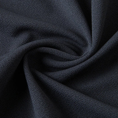 Men's Wool-Blend Dress Shirt Charcoal Gray Business Essential Seamless Technology Non-Iron & Tailored Collar All Season Comfort