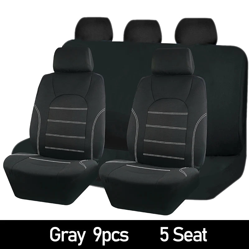 AUTOKING Universal  Car Seat Cover Set Car Accessories Interior for Women Man Fit for Most Car SUV Truck Van Seat Protector