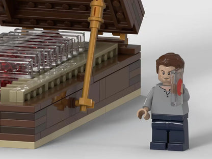 MOC 194pcs  Dexter Morgan's Trophies Box nan Perfect Birthday Party Favorite DIY Building Blocks for Kids Christmas Gift Toys