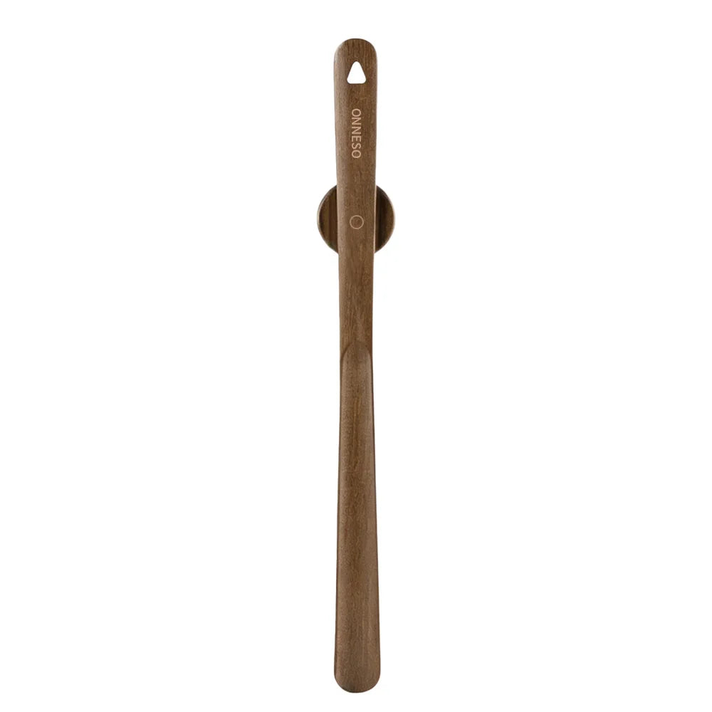 26/40/50/75cm Wooden Magnetic Shoe Horn, Wall Mount Self-Adhesive Shoe Helper with Magnetic Base