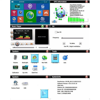 GPS For Cars 7-Inch Car GPS Navigation System Smart Device Touchscreen Maps Display For Vehicle Long Trip RV Women Men