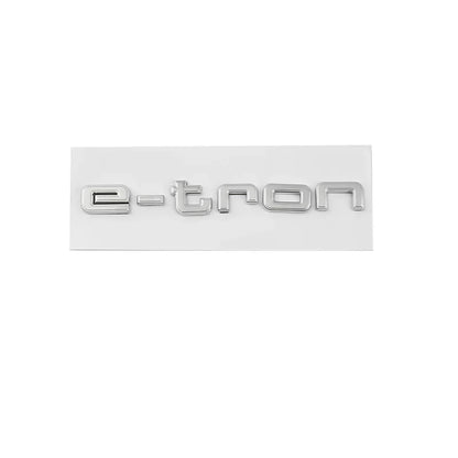 Car 3D ABS E tron GT Letters Logo Badge Emblem Decal Sticker For Audi Electric Car Q2 Q4 Q5 Q7 Q8 55 Quattro Styling Accessories