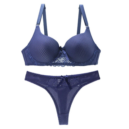 2023 New Sexy Underwear Red White Pnik Blue Black Beige Lingerie Large Size Hook Eye BCDE Cup Bra Sets For Women