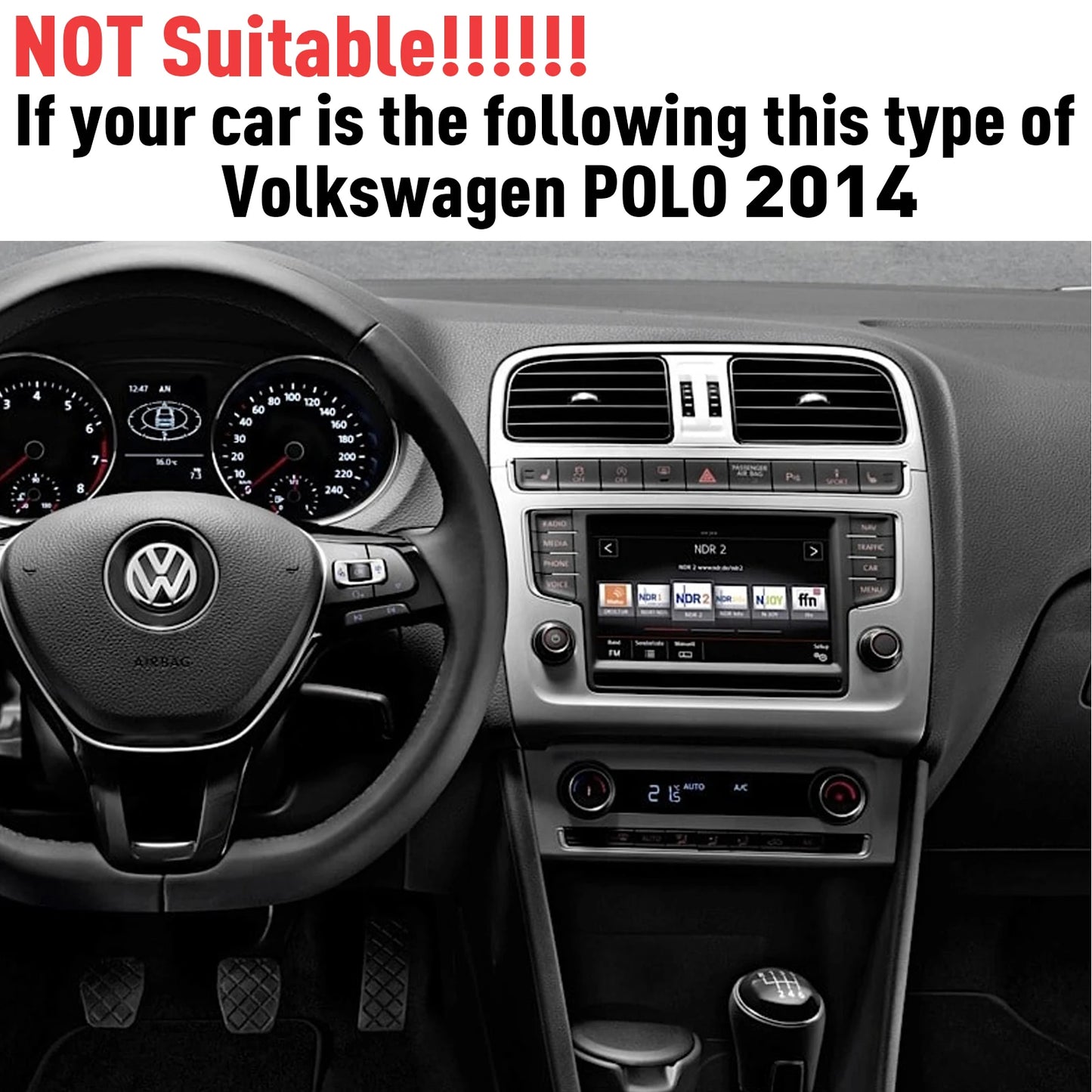 9" Android 15 4+64Gb for Vw Golf Mk5 Mk6 Passat Polo Touran Tiguan Caddy Car Stereo Radio Wifi Carplay Gps Navi Fm Bt+Dvr&Ahd
