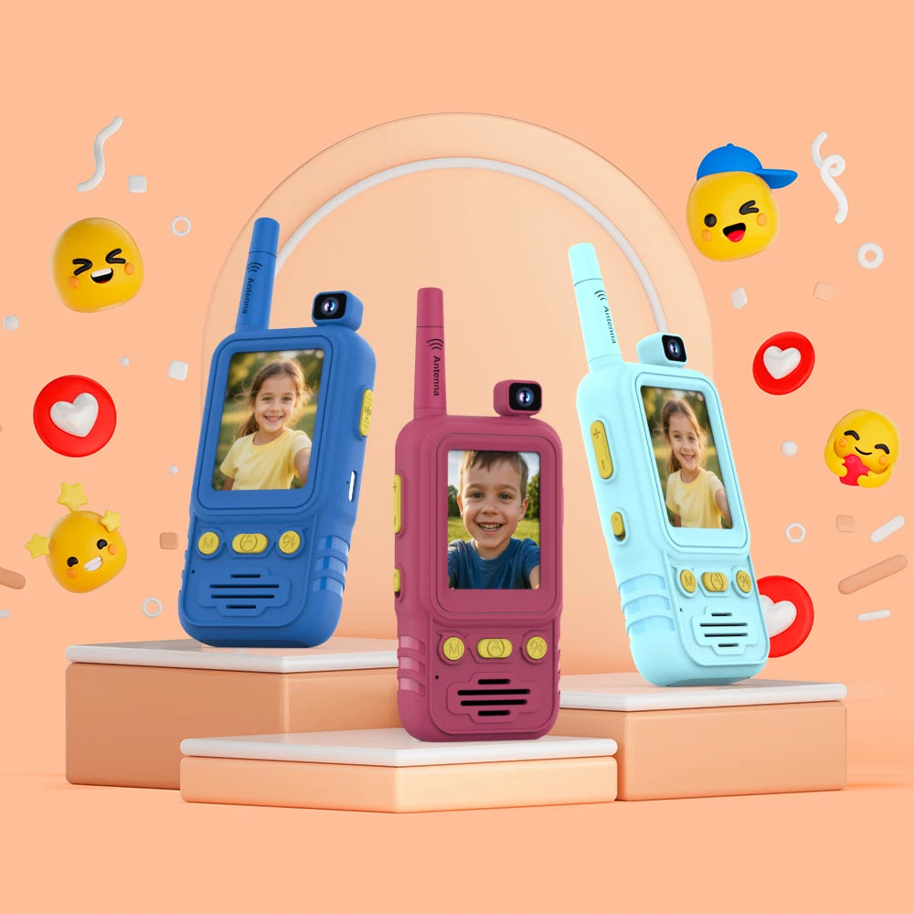 Rotate Camera Kids' Electronic Toys Walki Takie Walkkies Talkies for Children Walkie Talkie Novelty Toy Walkie-talkie Children's