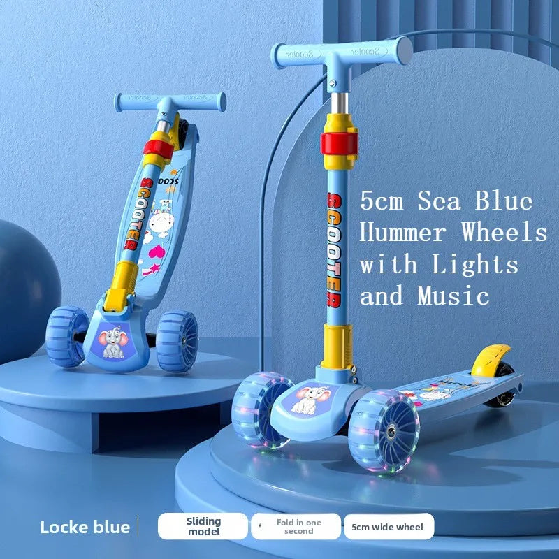 Children’s scooter for 14-year-olds:suitable for boys and girls, designed to help children develop their sense of balance