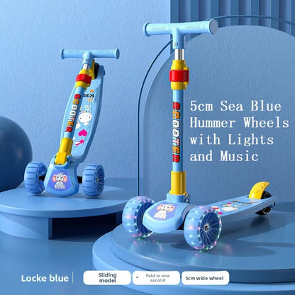 Children’s scooter for 14-year-olds:suitable for boys and girls, designed to help children develop their sense of balance