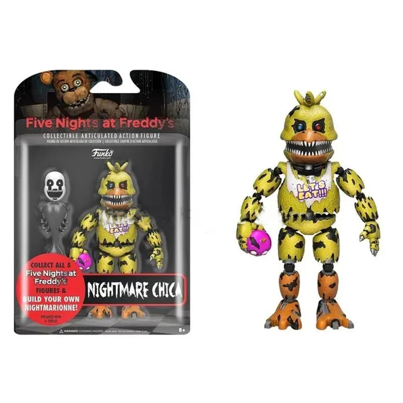 In Stock FNAFs bear's midnight harem five nights Bonnie/Freddy/Chica/Foxy Action Figure Model Toys Birthday Children's Gifts