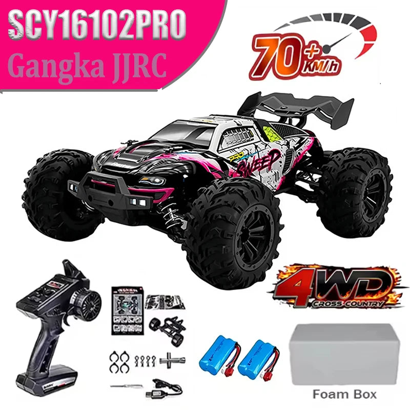 1:16 SCY 16101PRO 16102PRO 16103PRO 4WD Brushless RC Car 70km/h High Speed Off Road Racing Car Remote Control Toy Car Gift