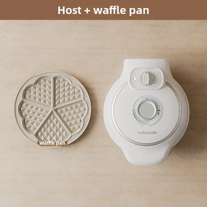 220V mollyestelle Electric Breakfast Maker for Egg Waffle Sandwich Pancake with Timer
