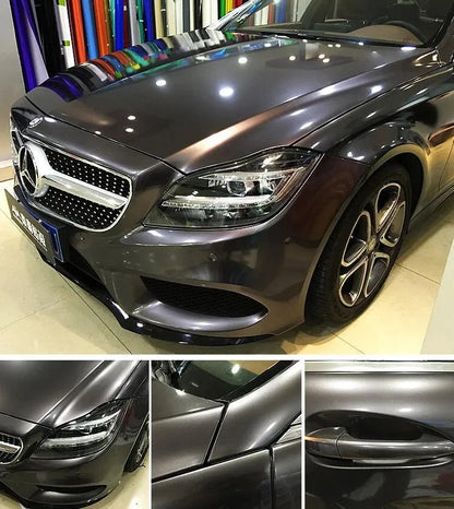 Premium Glossy Candy Vinyl Wrap Film Self Adhesive Waterproof Decal with Air Release Bubble Car Wrapping Stickers