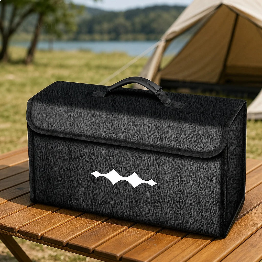 Suitable for BYD Formula Leopard Titanium 3 7 Leopard 5 8 car carbon fiber trunk storage box large capacity foldable storage box