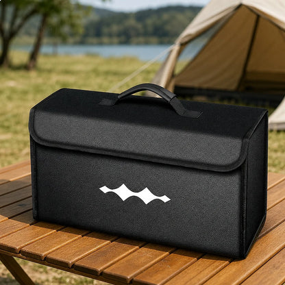 Suitable for BYD Formula Leopard Titanium 3 7 Leopard 5 8 car carbon fiber trunk storage box large capacity foldable storage box