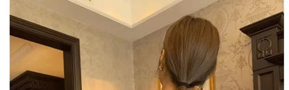 Thai Vacation Style Off-Shoulder Wrap Dress Women's Summer Design Sensation Waist-Cinching Tube Top Long Dress
