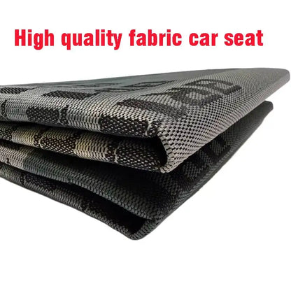 JDM racing car seat fabric universal car seat cover auto fabric decoration cloth interior accessories 1pcs=39"x60“