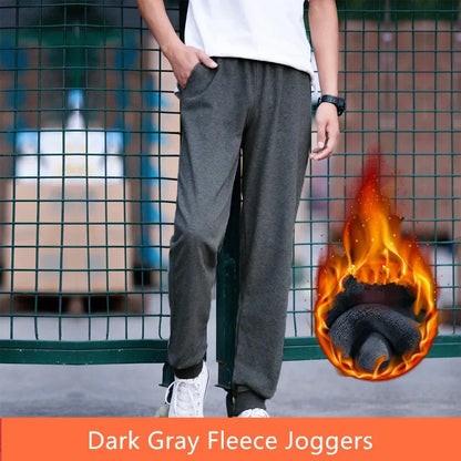 117CM Extra Long Boys Sweatpants Tall Men Joggers Fleece Warm Trousers Harem Black Blue Sports Sweat Track Stretched Male Pants