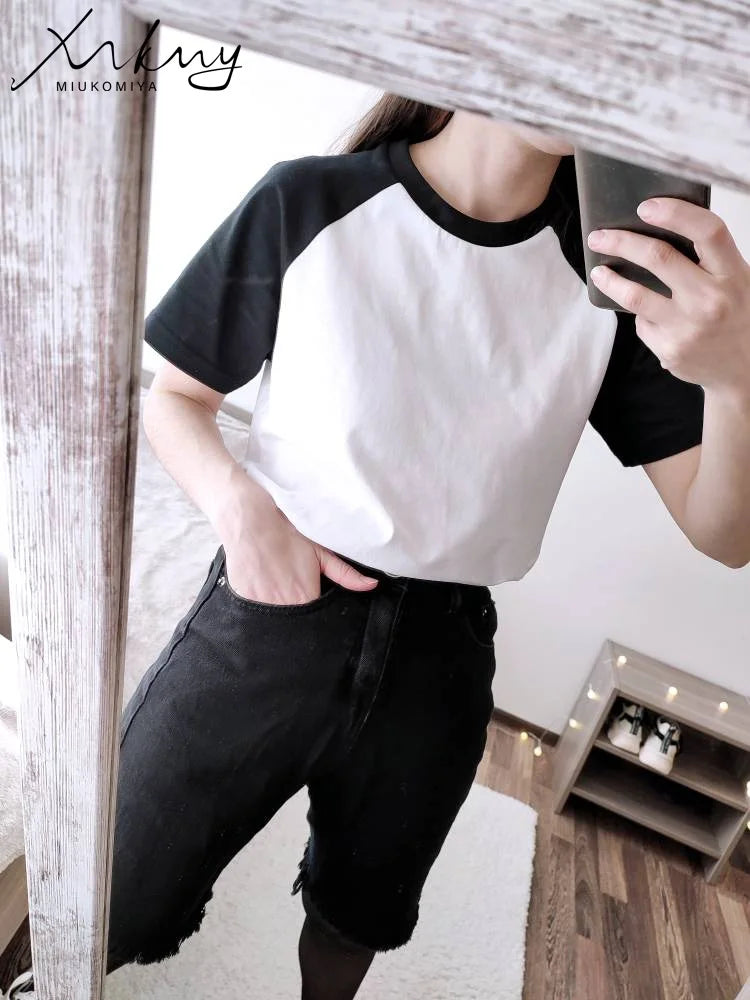 Simple White Oversize T-shirts For Women Cotton Summer Green T Shirts Women Short Sleeve Loose Blue T Shirt Women Yellow Top Tee
