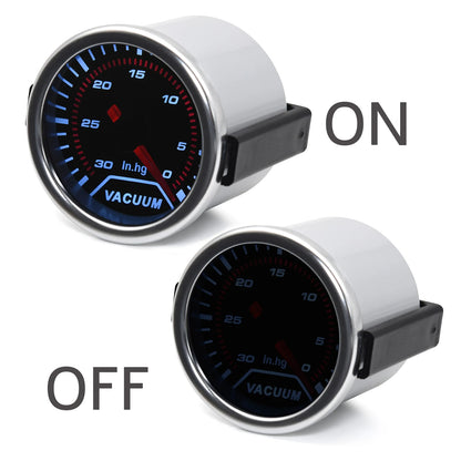 AD 52mm Water Temperature Gauge + 10mm Sensor  Boost Gauge Bar Psi Vacuum Oil Temp Press Voltmeter Tachometer RPM Car Gauge Pods