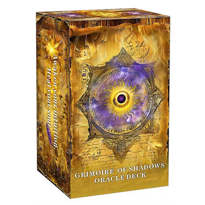 13x8 cm,Grimoire OF Shadows Oracle Cards Set, 55 Tarot Cards for Intuition & Inner Transformation Card Games