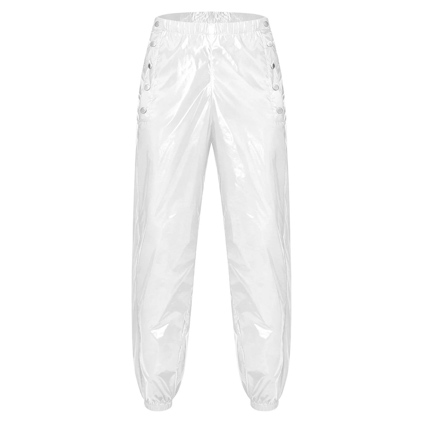 Men Waterproof Diaper Covers Pants Draws /Sides Waist Buttons Jogger Pants Easy Wear Leakproof Adaptive Bottoms for Special Need